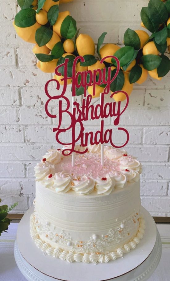 A cake baked by Tere